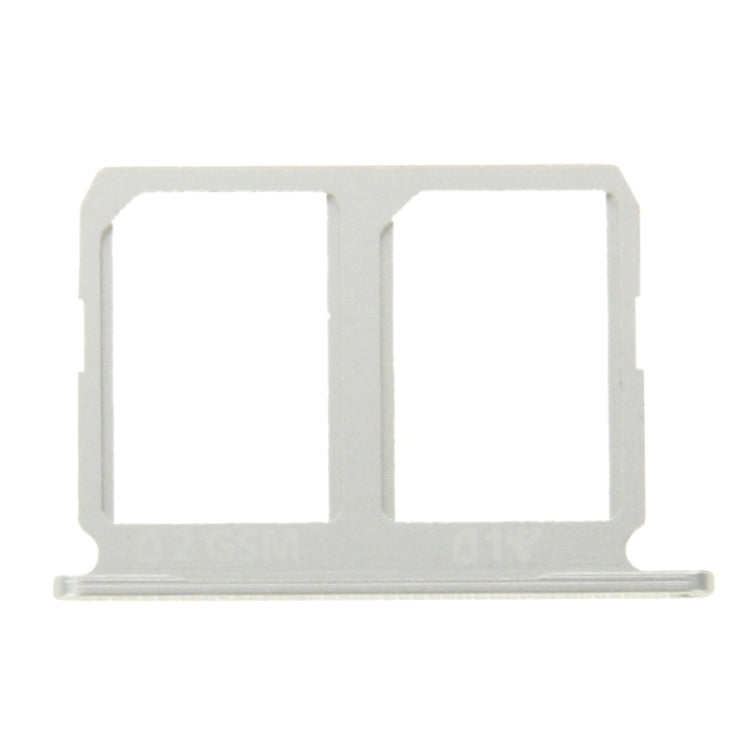 Silver 2 SIM Card Tray for Samsung Galaxy S6 - Replacement Part, Professional Installation Recommended
