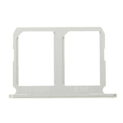 Silver 2 SIM Card Tray for Samsung Galaxy S6 - Replacement Part, Professional Installation Recommended