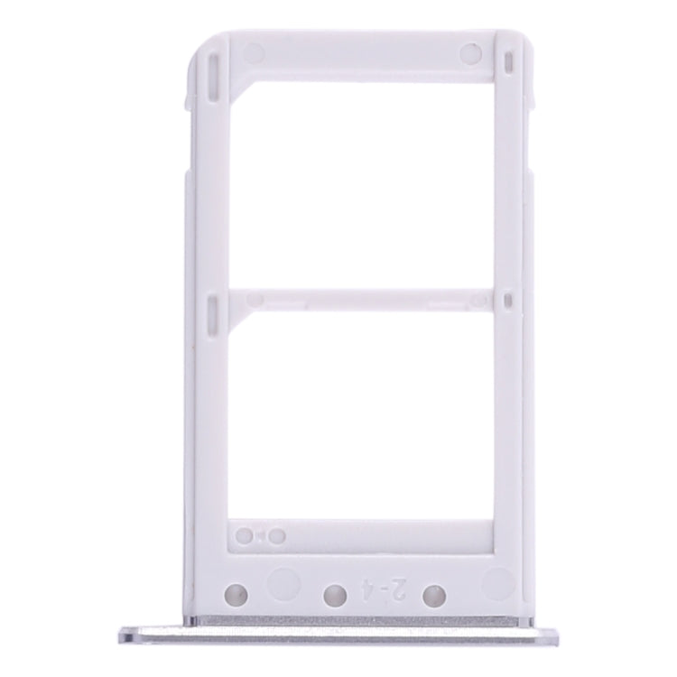 Silver Double SIM Card Tray for Samsung Galaxy Note 5 (N920) - Compatible Replacement Accessory