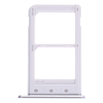 Silver Double SIM Card Tray for Samsung Galaxy Note 5 (N920) - Compatible Replacement Accessory