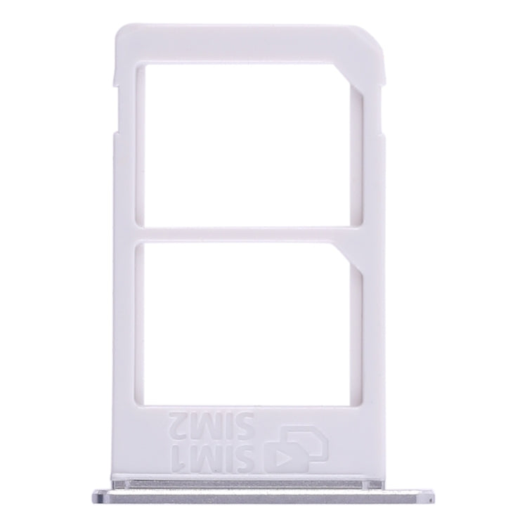 Silver Double SIM Card Tray for Samsung Galaxy Note 5 (N920) - Compatible Replacement Accessory