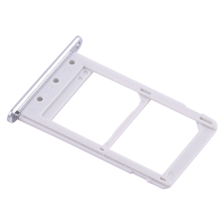 Silver Double SIM Card Tray for Samsung Galaxy Note 5 (N920) - Compatible Replacement Accessory