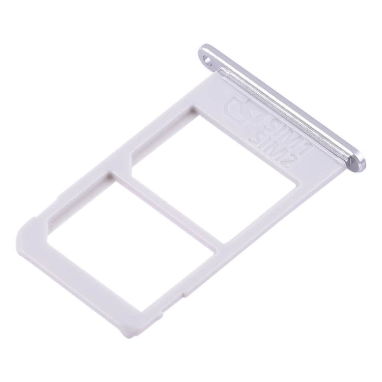 Silver Double SIM Card Tray for Samsung Galaxy Note 5 (N920) - Compatible Replacement Accessory