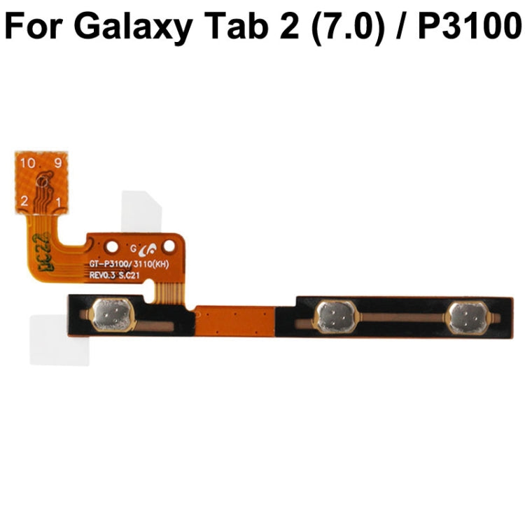 Original Power Button & Volume Flex Cable for Samsung Galaxy Tab 2 (7.0) / P3100 - 0.04kg