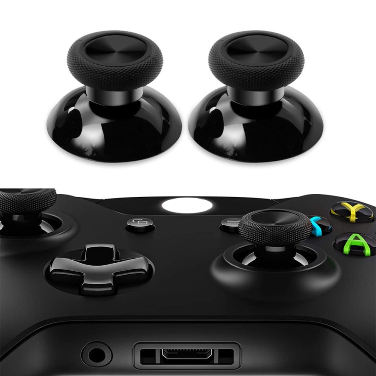 10 Pack of Black 3D Analog Joystick Caps for Xbox One Controller - High Quality Replacement Parts