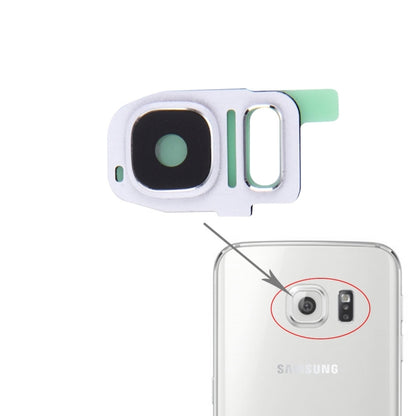 Samsung Galaxy S7 / G930 Rear Camera Lens Cover Replacement (White) - High Quality, Professional Installation Recommended