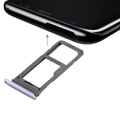 Samsung Galaxy S8 SIM & Micro SD Card Tray (Orchid Gray) - High Quality Replacement Part
