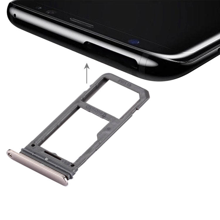 Gold SIM Card Tray & Micro SD Tray for Samsung Galaxy S8 - High Quality Replacement Part