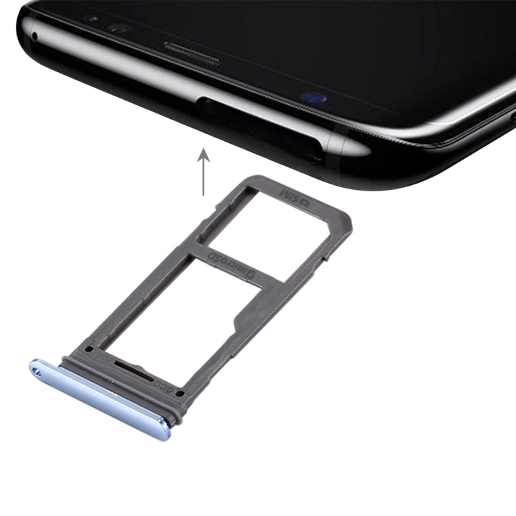 Samsung Galaxy S8 SIM & Micro SD Card Tray (Blue) - High Quality Replacement Parts