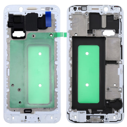 Samsung Galaxy C8 (C710) White Front Housing LCD Frame Bezel Plate Replacement - High Quality
