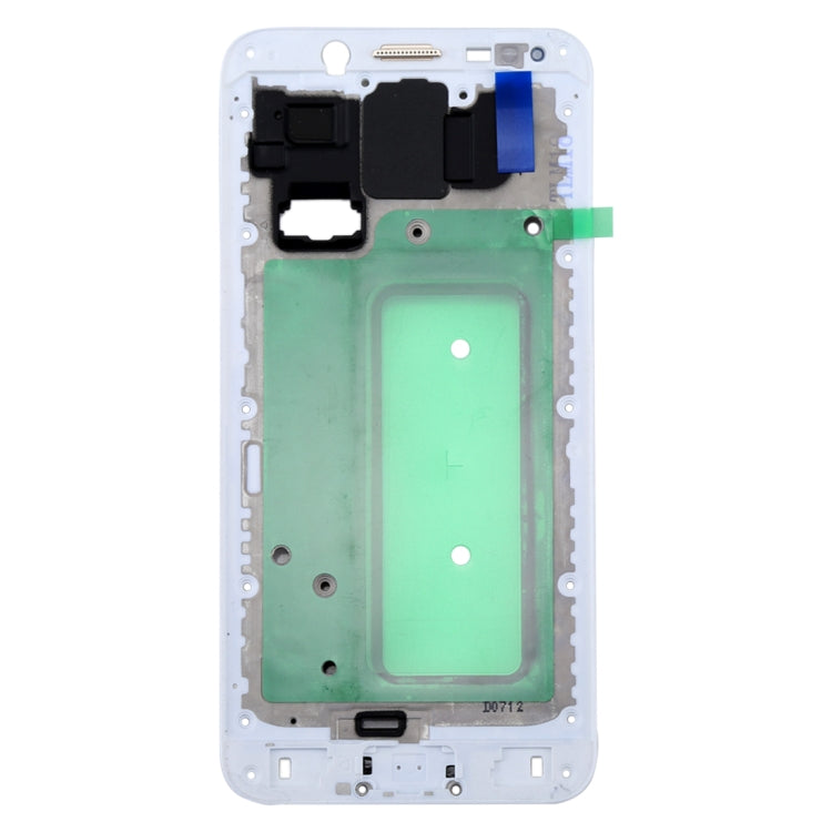 Samsung Galaxy C8 (C710) White Front Housing LCD Frame Bezel Plate Replacement - High Quality