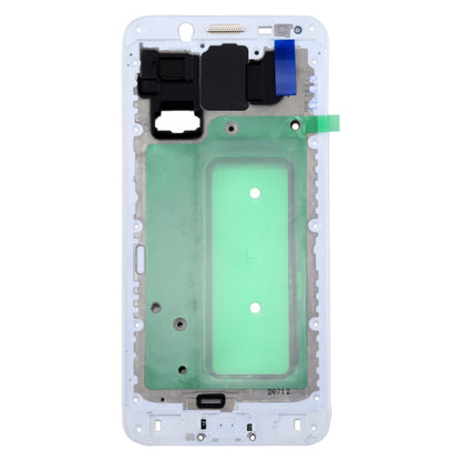 Samsung Galaxy C8 (C710) White Front Housing LCD Frame Bezel Plate Replacement - High Quality