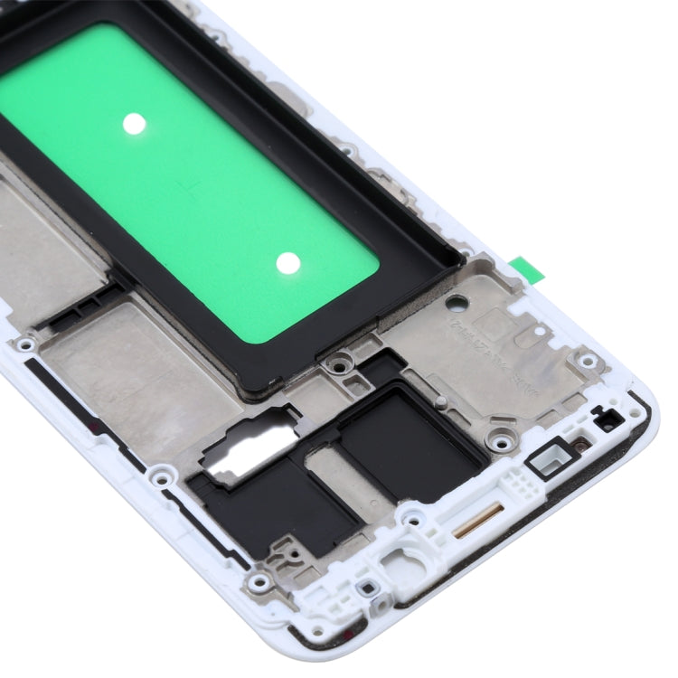 Samsung Galaxy C8 (C710) White Front Housing LCD Frame Bezel Plate Replacement - High Quality