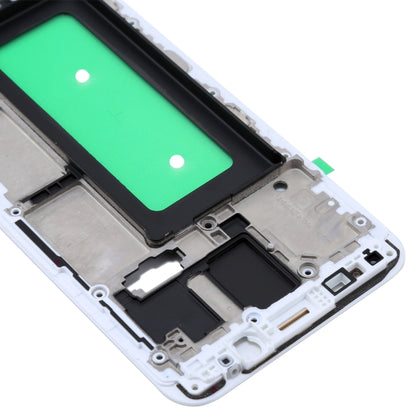 Samsung Galaxy C8 (C710) White Front Housing LCD Frame Bezel Plate Replacement - High Quality