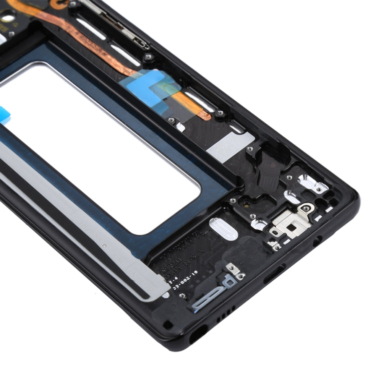 Samsung Galaxy Note 8 / N950 Black Front Housing LCD Frame Bezel Plate Replacement - High Quality