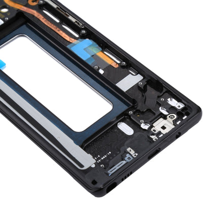 Samsung Galaxy Note 8 / N950 Black Front Housing LCD Frame Bezel Plate Replacement - High Quality