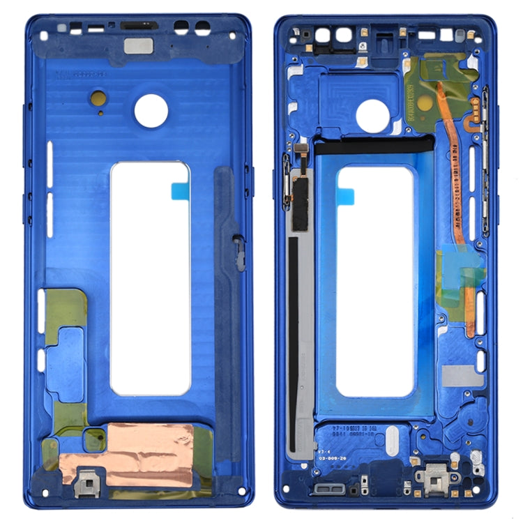 Samsung Galaxy Note 8 / N950 Front Housing LCD Frame Bezel Plate Replacement (Blue) - High Quality