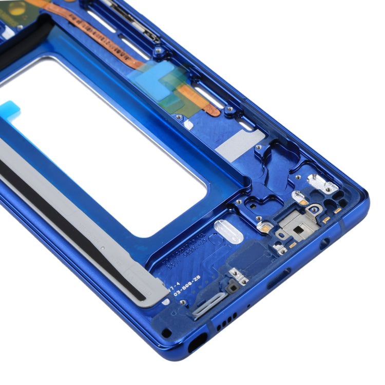 Samsung Galaxy Note 8 / N950 Front Housing LCD Frame Bezel Plate Replacement (Blue) - High Quality