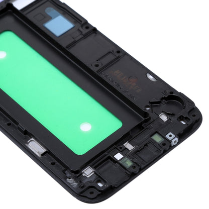 Samsung Galaxy J730 Front Housing LCD Frame Bezel Plate Replacement (Black) - High Quality, Compatible with Galaxy J7 (2017)