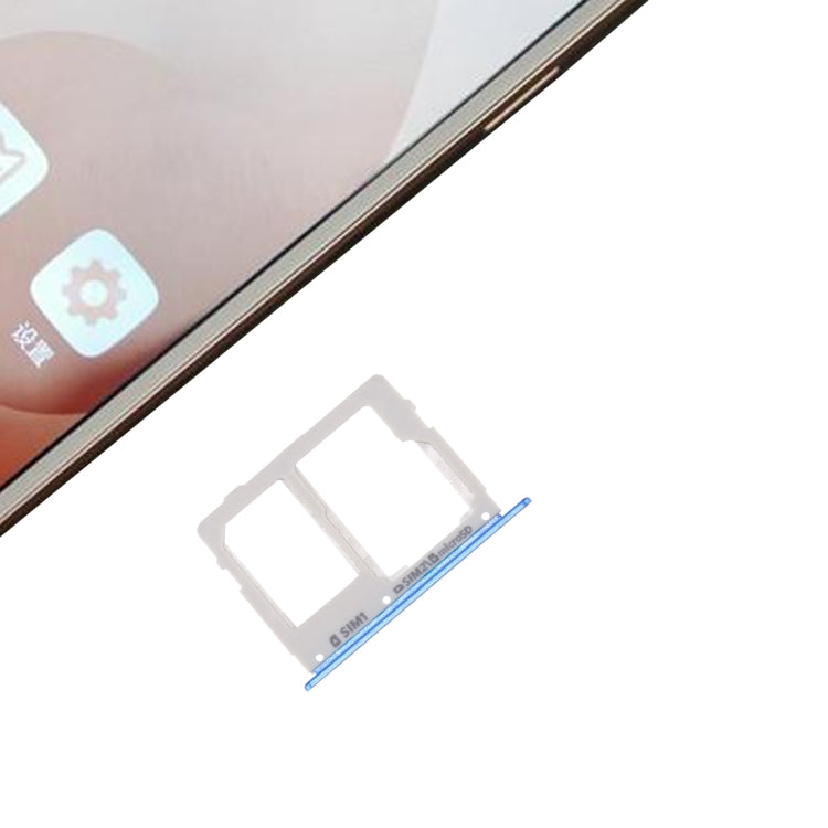 Samsung Galaxy C7 Pro / C7010 & C5 Pro / C5010 SIM Card + Micro SD Card Tray (Blue) - High Quality Replacement