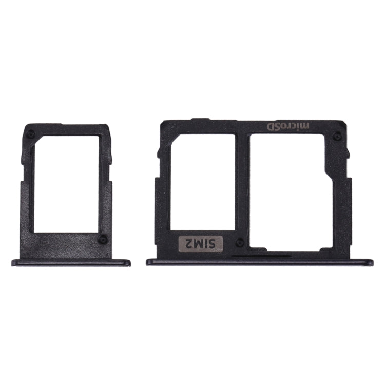 SIM Card & Micro SD Card Tray for Galaxy J3/J5/J7 (2017) Single SIM / J330/J530/J730 - Black Replacement