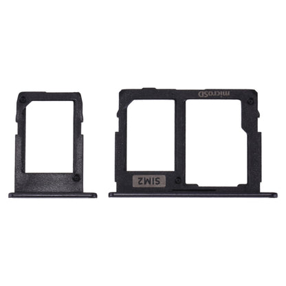SIM Card & Micro SD Card Tray for Galaxy J3/J5/J7 (2017) Single SIM / J330/J530/J730 - Black Replacement