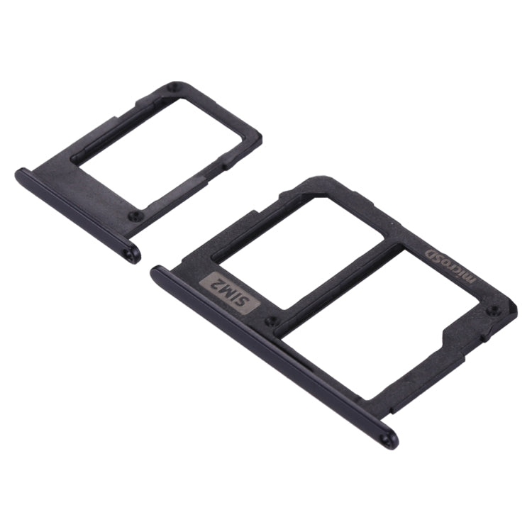 SIM Card & Micro SD Card Tray for Galaxy J3/J5/J7 (2017) Single SIM / J330/J530/J730 - Black Replacement