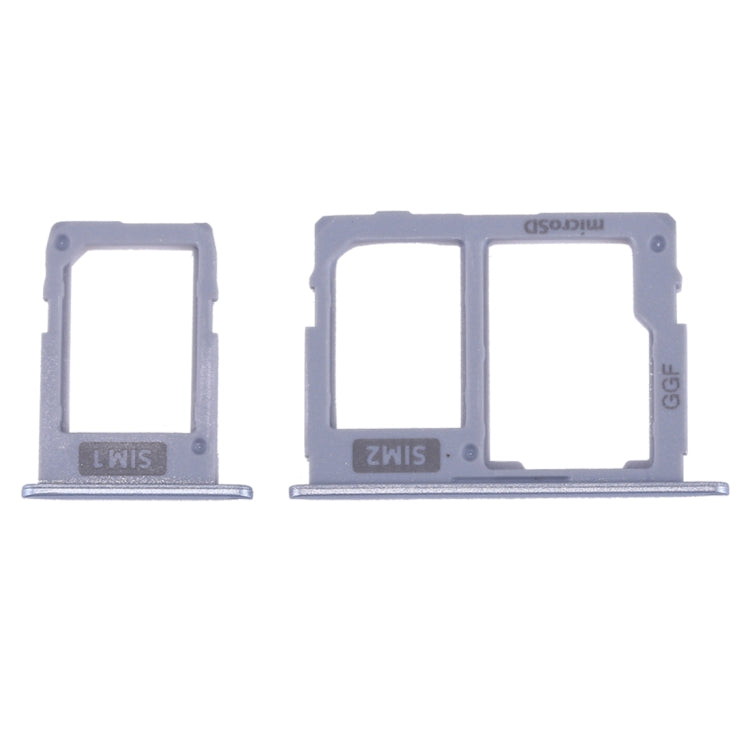 SIM Card Tray & Micro SD Card Tray for Samsung Galaxy J3 (2017) J330, J5 (2017) J530, J7 (2017) J730 - Blue
