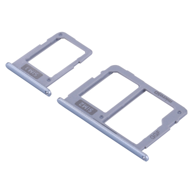 SIM Card Tray & Micro SD Card Tray for Samsung Galaxy J3 (2017) J330, J5 (2017) J530, J7 (2017) J730 - Blue