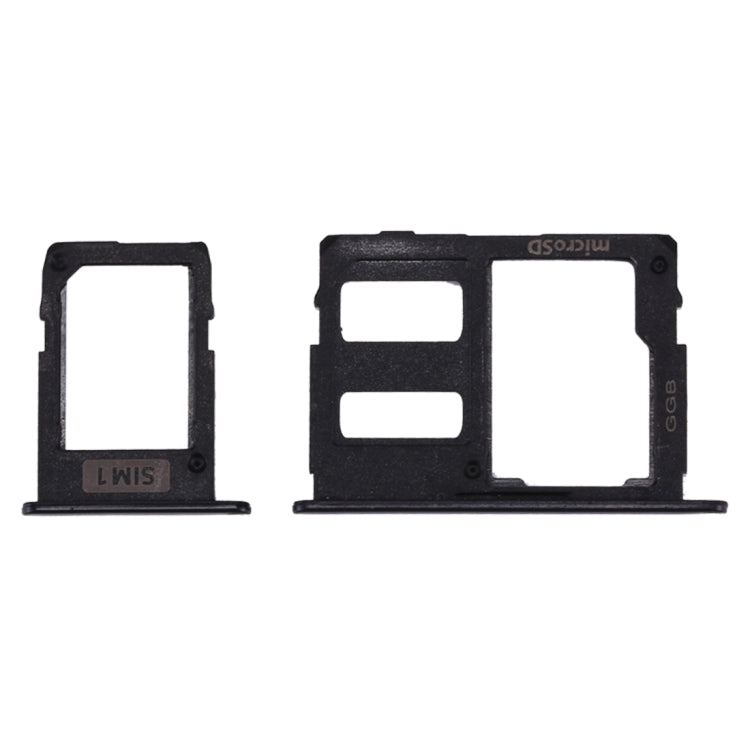 Black SIM Card Tray & Micro SD Card Tray for Samsung Galaxy J3/J5/J7 (2017) Single SIM Models (J330, J530, J730)