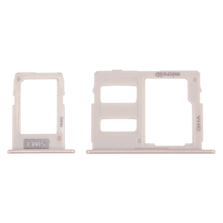 Gold SIM Card Tray + Micro SD Card Tray for Samsung Galaxy J3/J5/J7 (2017) Single SIM Models (J330/J530/J730)