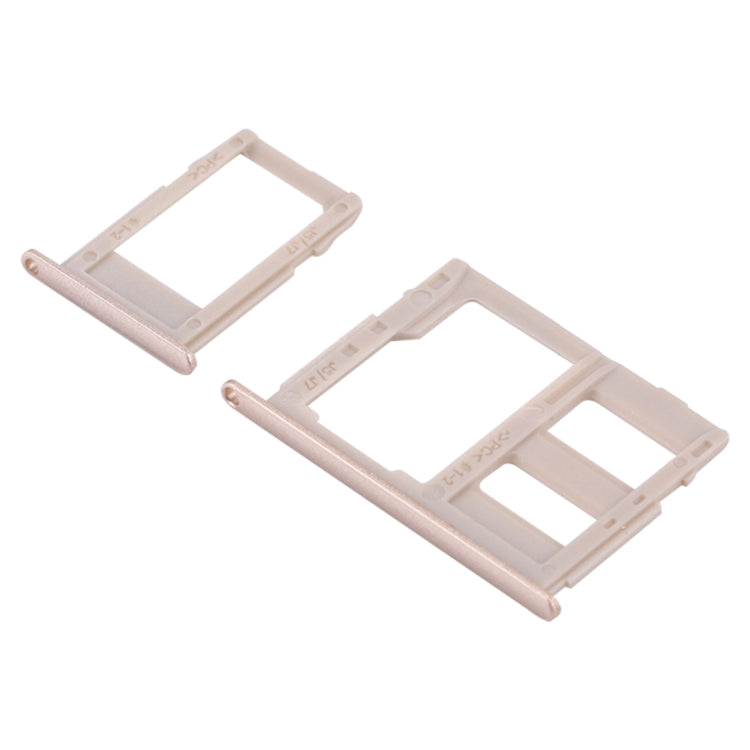 Gold SIM Card Tray + Micro SD Card Tray for Samsung Galaxy J3/J5/J7 (2017) Single SIM Models (J330/J530/J730)