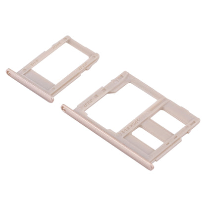 Gold SIM Card Tray + Micro SD Card Tray for Samsung Galaxy J3/J5/J7 (2017) Single SIM Models (J330/J530/J730)