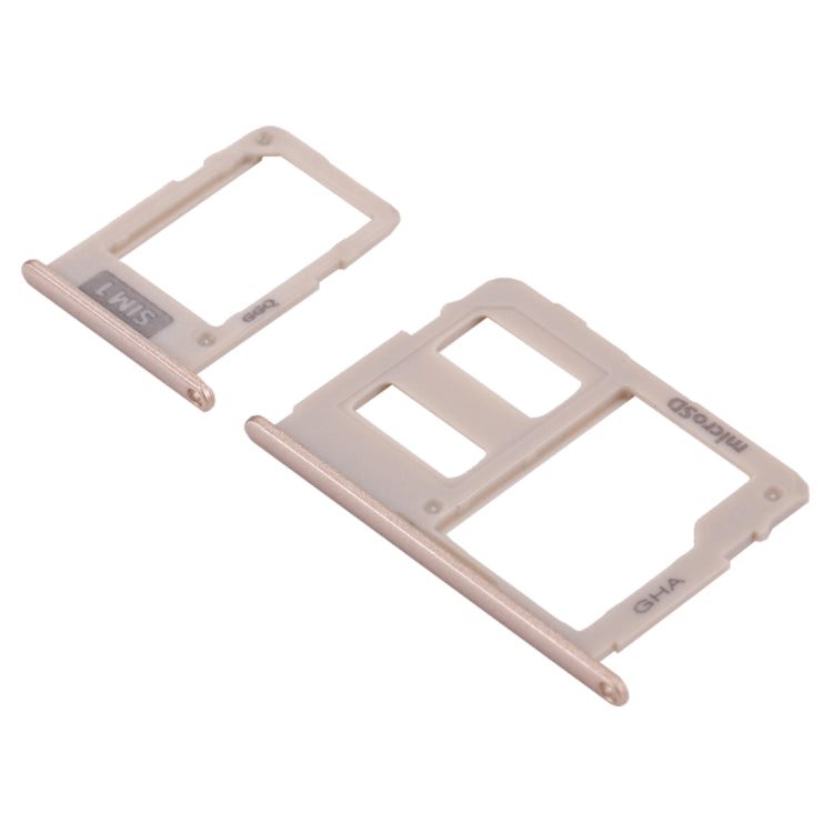 Gold SIM Card Tray + Micro SD Card Tray for Samsung Galaxy J3/J5/J7 (2017) Single SIM Models (J330/J530/J730)
