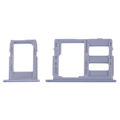 Samsung Galaxy J3/J5/J7 (2017) Single SIM Card Tray + Micro SD Card Tray Replacement - Blue