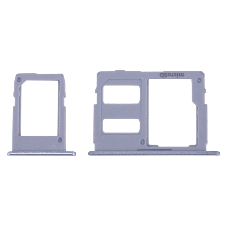 Samsung Galaxy J3/J5/J7 (2017) Single SIM Card Tray + Micro SD Card Tray Replacement - Blue