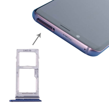 Samsung Galaxy S9+ / S9 SIM & Micro SD Card Tray (Blue) - Replacement for Broken Trays