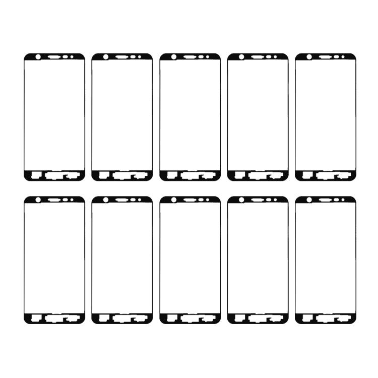 High-Quality Front Housing Adhesive Sticker for Samsung Galaxy J7 Prime (G610) - 10 Pack