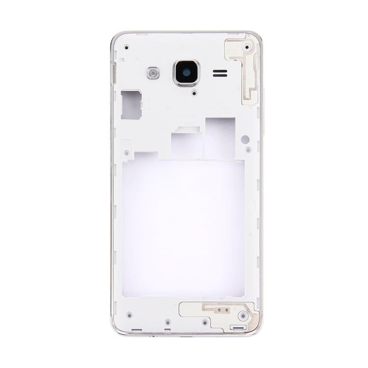 Samsung Galaxy On5 / G5500 Silver Middle Frame Bezel Replacement (Double Card Version) - High Quality
