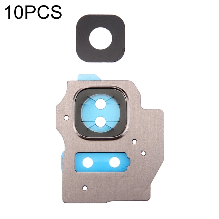 Gold Camera Lens Cover Replacement for Samsung Galaxy S8+ / G955 - 10pcs High Quality Set