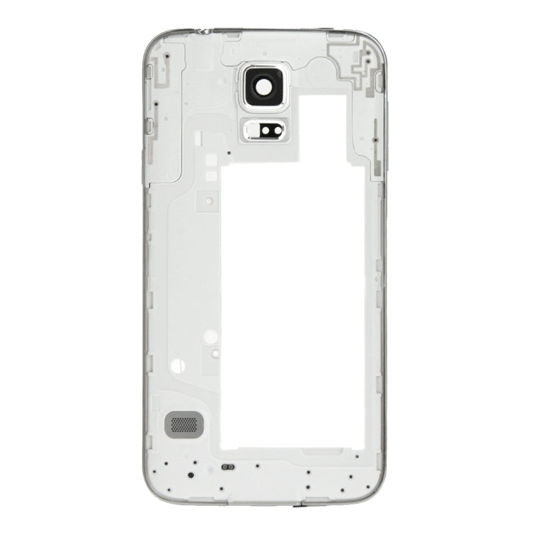Silver Middle Frame Bezel Replacement for Samsung Galaxy S5 Neo / G903 - High Quality, Professional Installation Recommended