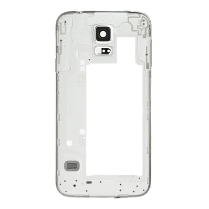 Silver Middle Frame Bezel Replacement for Samsung Galaxy S5 Neo / G903 - High Quality, Professional Installation Recommended
