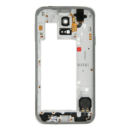 Silver Middle Frame Bezel Replacement for Samsung Galaxy S5 Neo / G903 - High Quality, Professional Installation Recommended