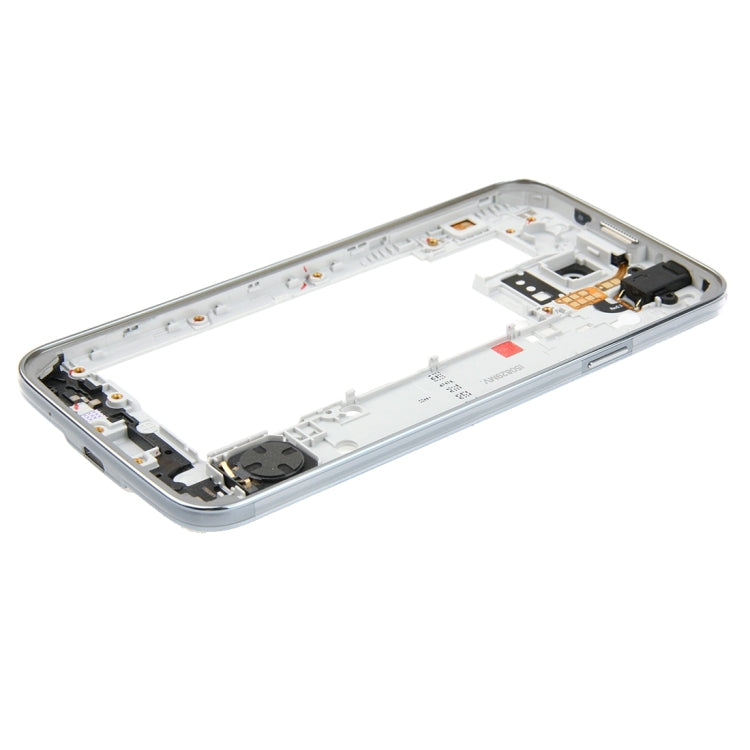 Silver Middle Frame Bezel Replacement for Samsung Galaxy S5 Neo / G903 - High Quality, Professional Installation Recommended