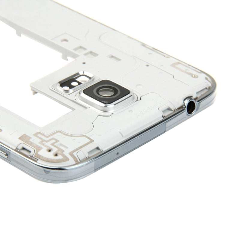 Silver Middle Frame Bezel Replacement for Samsung Galaxy S5 Neo / G903 - High Quality, Professional Installation Recommended