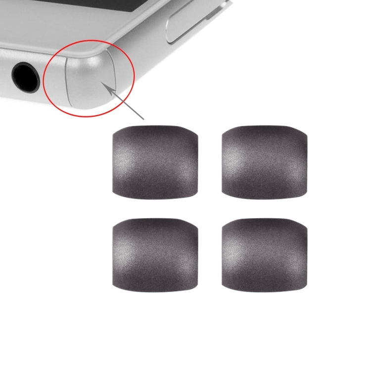 4PCS Front Bezel Edge Replacement for Sony Xperia Z5 - High Quality (Black)