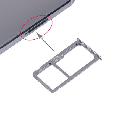 Huawei Mate 8 Nano SIM & Micro SD Card Tray (Grey) - High Quality Replacement Part