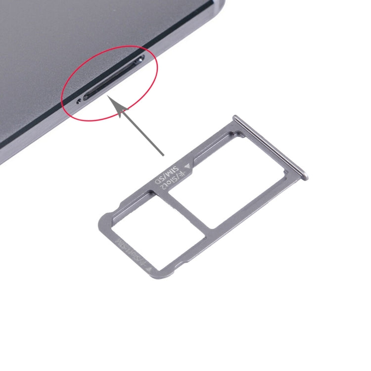 Huawei Mate 8 Nano SIM & Micro SD Card Tray (Grey) - High Quality Replacement Part