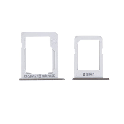 Samsung Galaxy E5 (Dual SIM) SIM Card Tray & Micro SD Card Tray Replacement - Silver