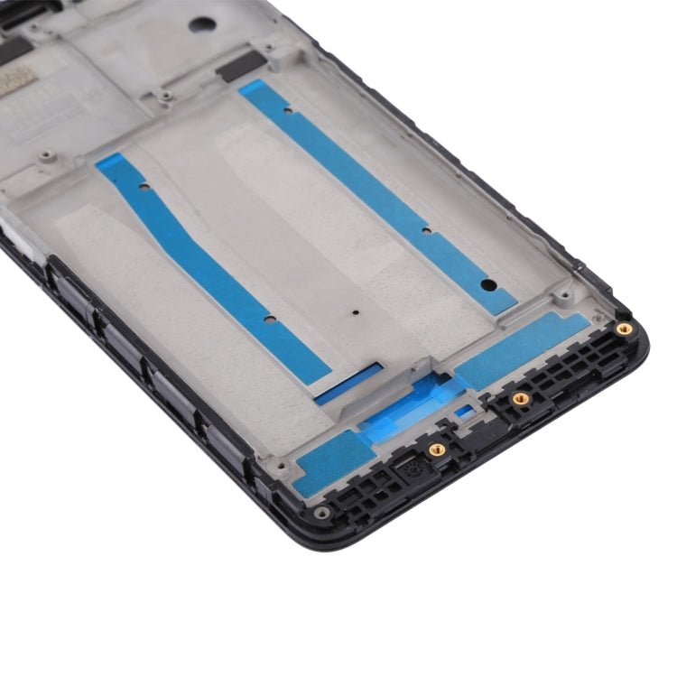 Xiaomi Redmi 4A Black Front Housing LCD Frame Bezel Plate Replacement for Damaged Screens